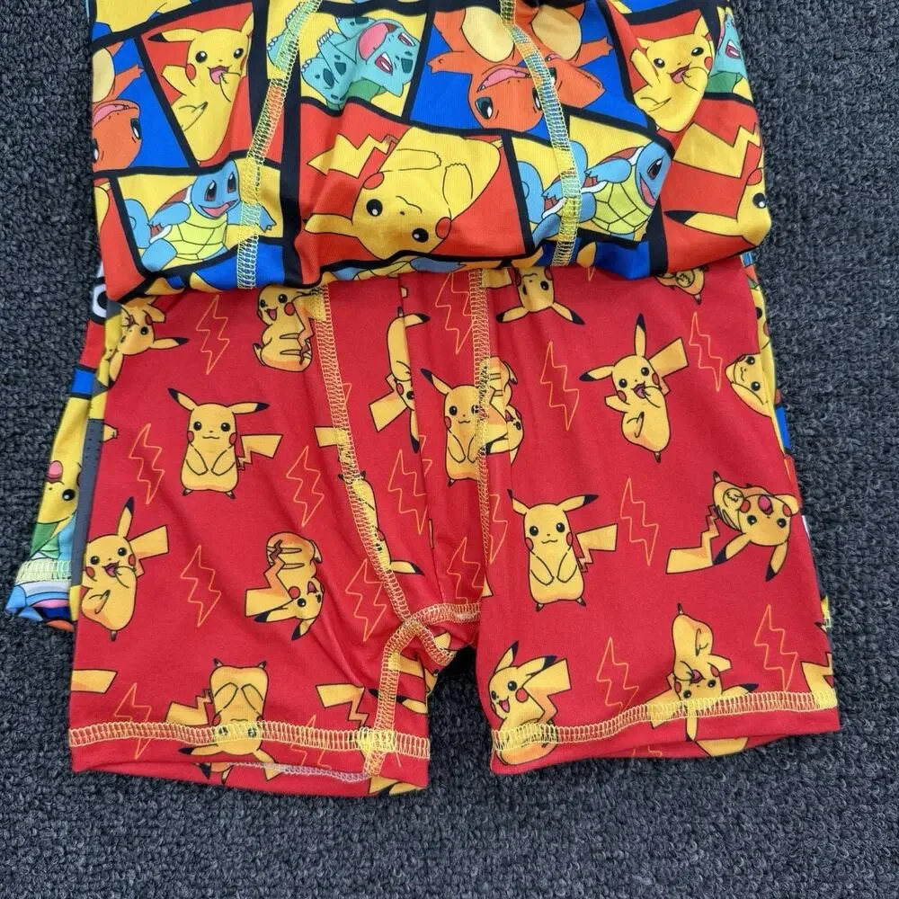Bioworld Pokémon Boys 4pk Athletic Boxer Briefs Underwear Size XS(4/5)